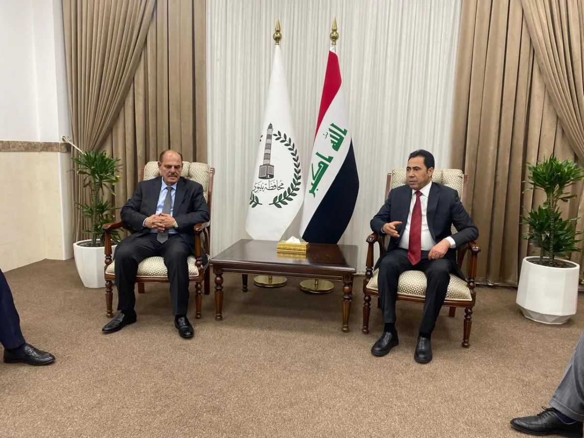 �  نقيب الصحفيين العراقيين يلتقي محافظ نينوى ويبحثان دعم الأسرة الصحفية   الموصل
