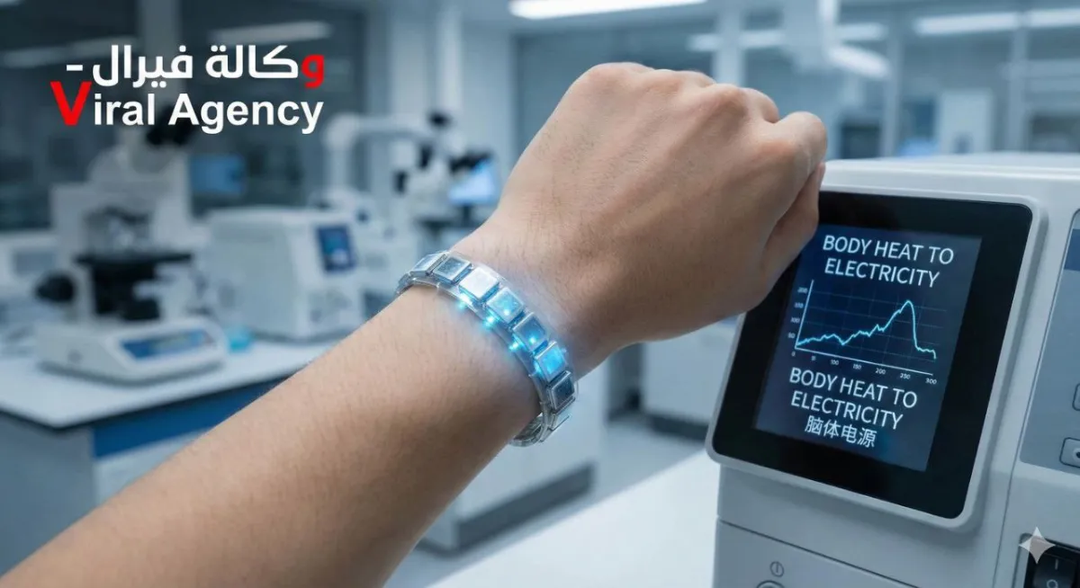 ابتكار صيني يحوّل حرارة الجسم إلى كهرباء